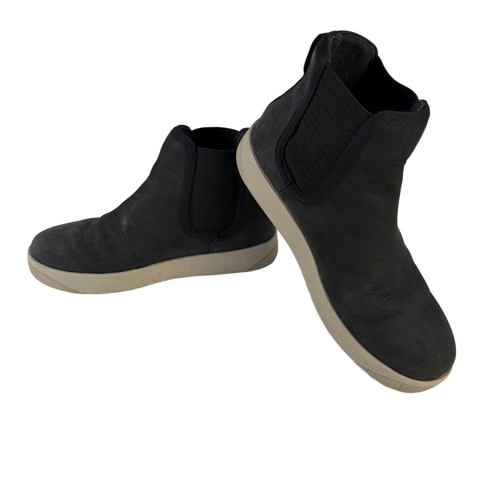 Bogs Kicker Chelsea Leather Chelsea Boots Womens Size 7 Black Waterproof